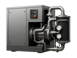 Screw compressor featuring an integrated heat recovery system for energy reuse in power
