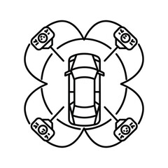 Autonomous car with surrounding sensors for selfdriving technology