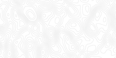 topographic seamless pattern with lines. abstract pattern with swirls. white wave paper curved reliefs background. geographic mountain relief. topographic contour lines vector background.