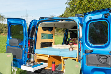 Campervan gemütliches mobiles Zuhause