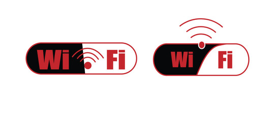 wireless and wifi icon set. internet icon symbol sign collection, vector illustration