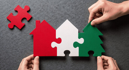 Celebrating Together: Collaborative Neighborhood New Year's Decorations Puzzle