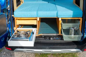 Campervan gemütliches mobiles Zuhause