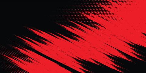 Latar belakang tekstur gradien kisi pola warna merah dan biru titik halfton. Ilustrasi vektor gaya seni pop titik. vektor titik © Arif