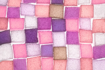 Assortment of colorful fruit jelly candy