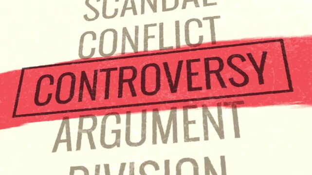 Controversy 3D Scrolling Title Animation