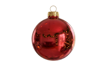 red christmas ball png