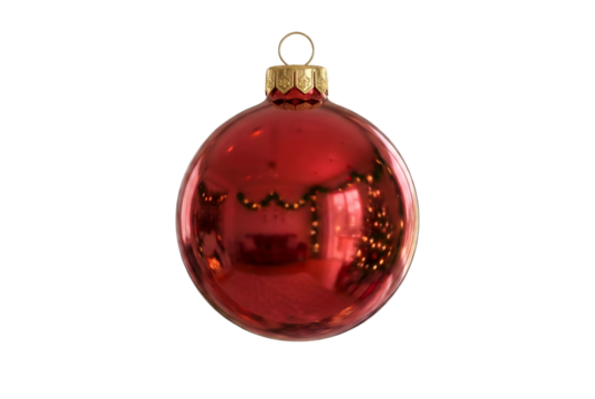 red christmas ball png