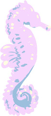 seahorse, hippocampus, fantasy, mythical, nursery, aquarium, pet, ocean depths, delicate, cute, children's graphic, fish species