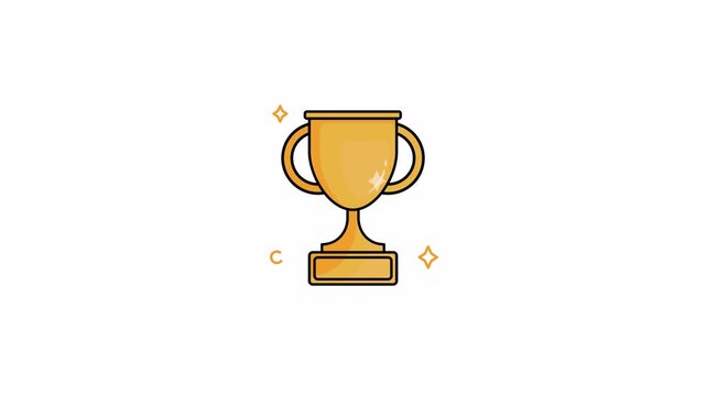 trophy animated icon alpha channel