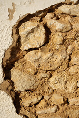 Background of rustic stones of different sizes.