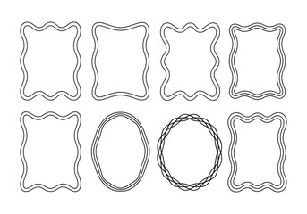 Collection of ornate and decorative hand drawn frames