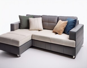 modular sofa designs with storage on white background