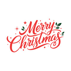 Merry Christmas calligraphy and typography design ideas for banners, posters, greeting cards, invitations, festive apparel, t-shirts, holiday gifts, and seasonal projects.