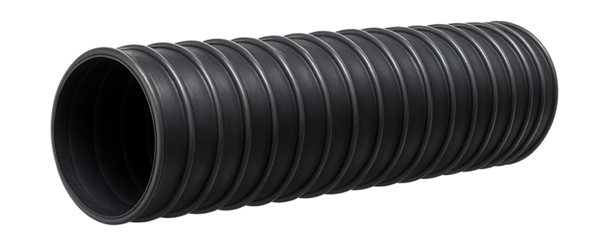 Flexible ducting with neoprene coating for moisture resistance in humid conditions.
