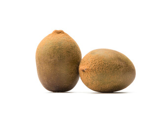 Fresh Chile Gold Kiwi fruit isolated on white background