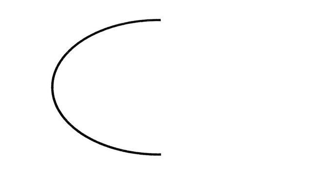 Half circle or curve