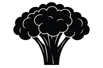 broccol vector icon illustration on white