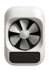 Fototapeta premium Ductless exhaust fan with charcoal filter to eliminate odors in home offices.