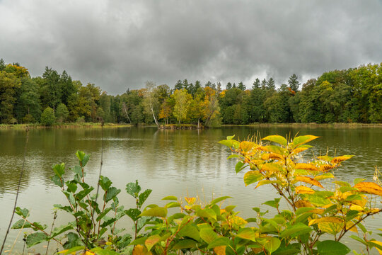 Herbst am Schlossteich in Lipova u Sluknova 2