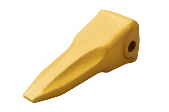 Yellow excavator bucket tooth construction equipment spare part