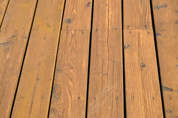 Obraz premium Stained Cedar Deck