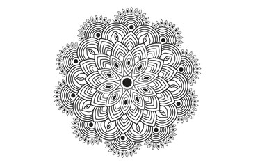 mandala round ornament