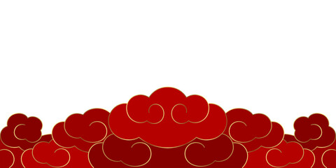 background chinese new year banner vector pattern cloud