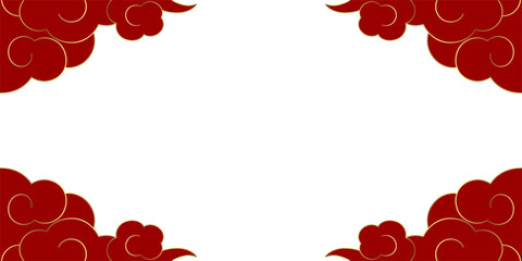 background chinese new year banner vector pattern cloud