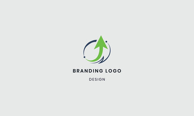Circular Arrow Logo for Business Growth