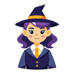 Cartoon pirate boy holding a gun and pirate flag