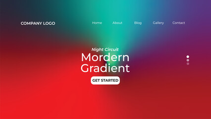A vibrant collection of modern gradient backgrounds featuring smooth color transitions and abstract blended hues. Each design showcases a unique mix of bold, contemporary colors ranging from warm suns
