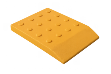 Tactile paving guiding visually impaired people safety