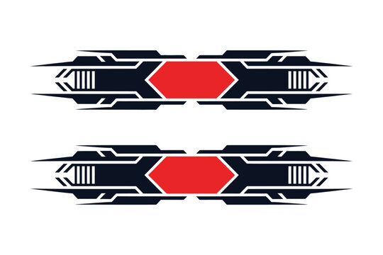 racing stripes and car decal vector collection featuring sport vehicle wrap templates, performance design decals, dynamic speed graphics, and modern automotive customization elements for racing 