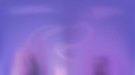 Abstract Purple Gradient Texture Background with Noise Effect and Smooth Blurs