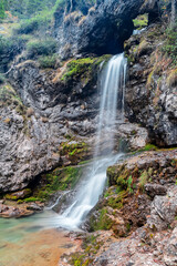 Vallesinella Waterfalls, trentino, italy