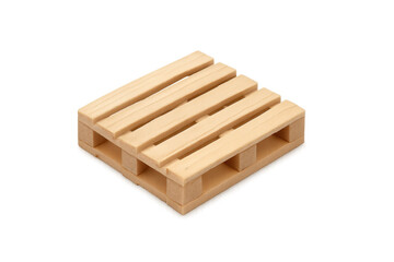 Wooden shipping pallet illustrating logistics and cargo transport
