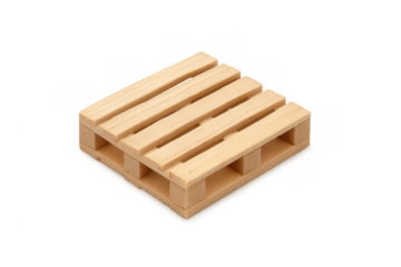 Wooden shipping pallet illustrating logistics and cargo transport
