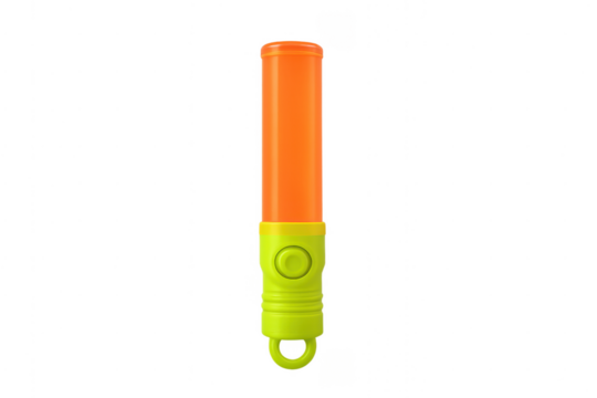 Safety signal light stick illuminating with orange glow