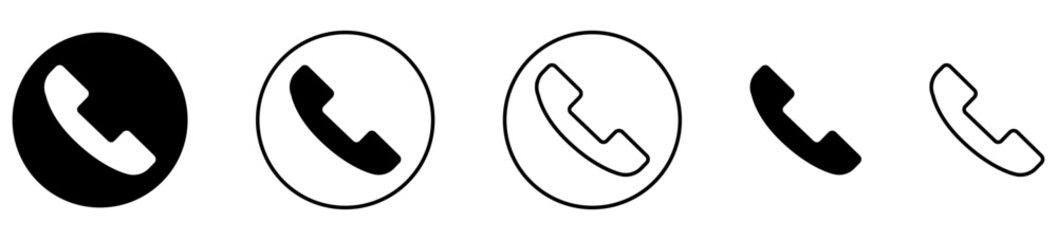 Call icon set