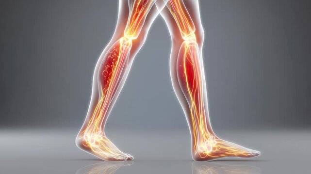 Understanding leg sensations and nerve impulses related to varicose veins and discomfort in lower extremities