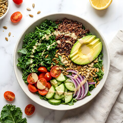 fresh vegetable salad