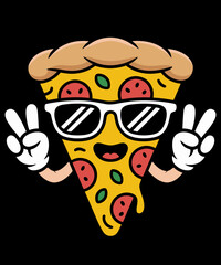 Cool Sunglasses Pizza