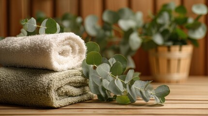 Relax and Unwind in a Warm Sauna With Eucalyptus Scents for Enhanced Fat Loss and Wellness