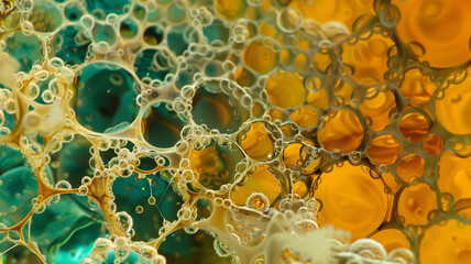 Obraz premium Detalle de textura al microscopio