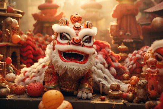 Chinese New Year festival chinese new year representation.