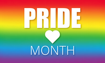 LGBTQ Pride Month Awareness Concept
