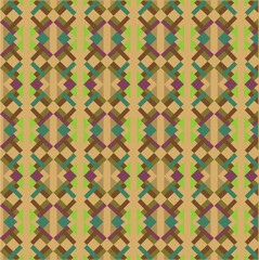 Soft Beige and Green Geometric Lattice Composition Featuring Repeating Shapes, Calm Natural Tones,  Symmetry, Modern Abstract Intersections, and Harmonious  Pattern Design for Contemporary Visual Art