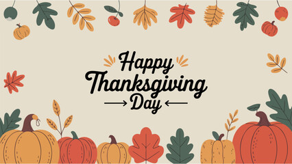 thanksgiving day typography, thanksgiving day lettering, thanksgiving day banner