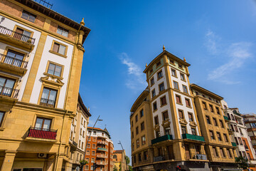 Dans les rues de Biscaye en Espagne